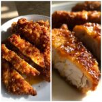 Baked Crispy Spicy Honey Chicken