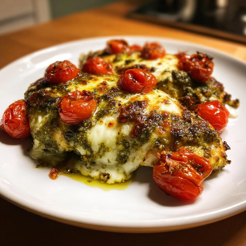 Baked Pesto Chicken - detail 1