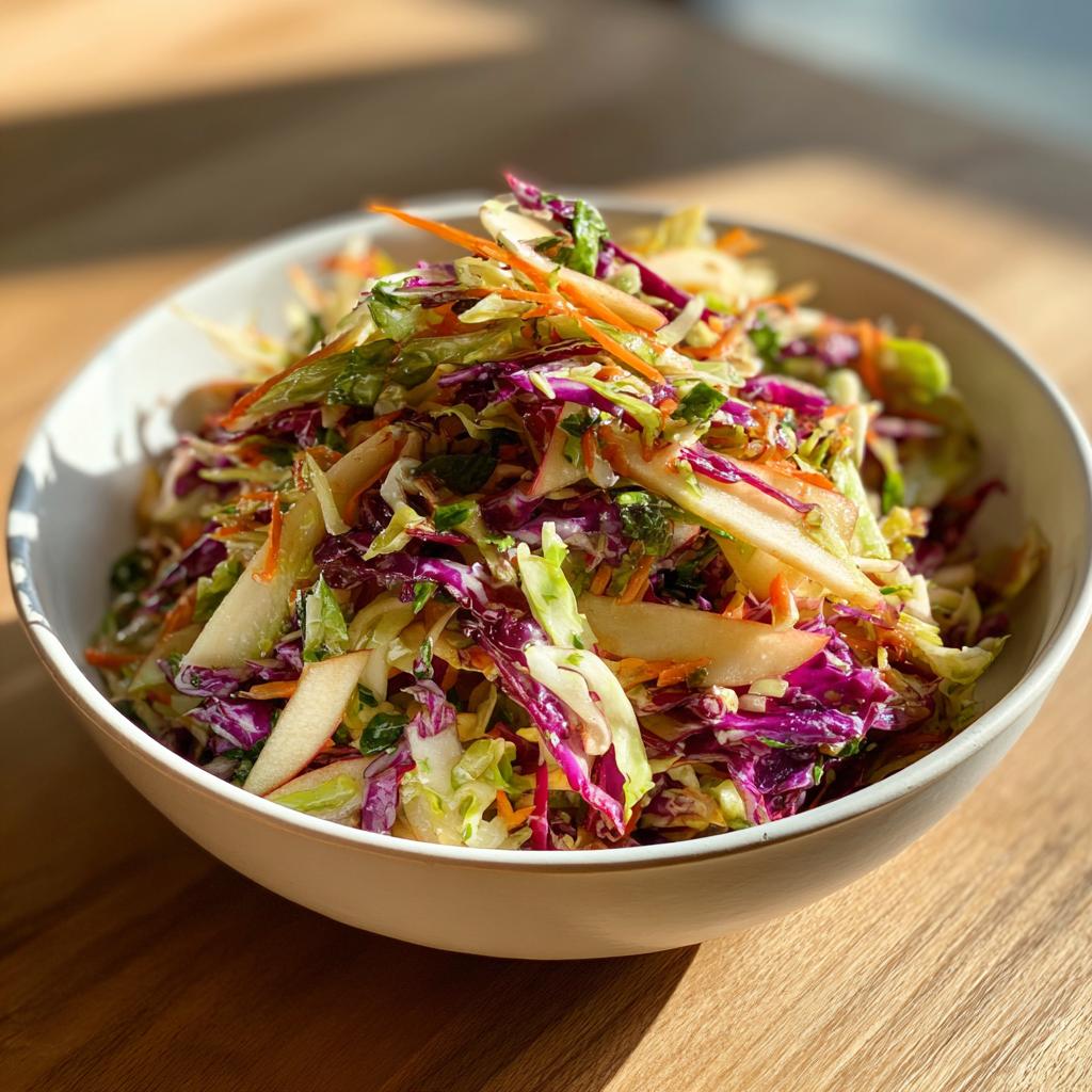 Crispy Cabbage Apple Slaw Recipe with 2 Secret Twists
