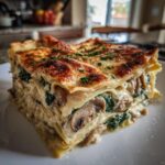 Creamy Spinach Mushroom Lasagna