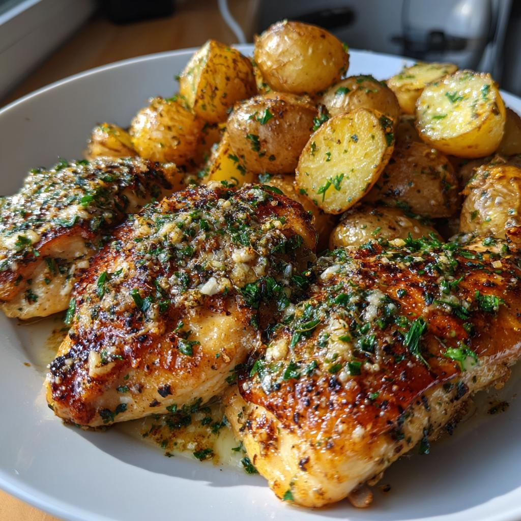 Garlic Parmesan Chicken and Potatoes - detail 1