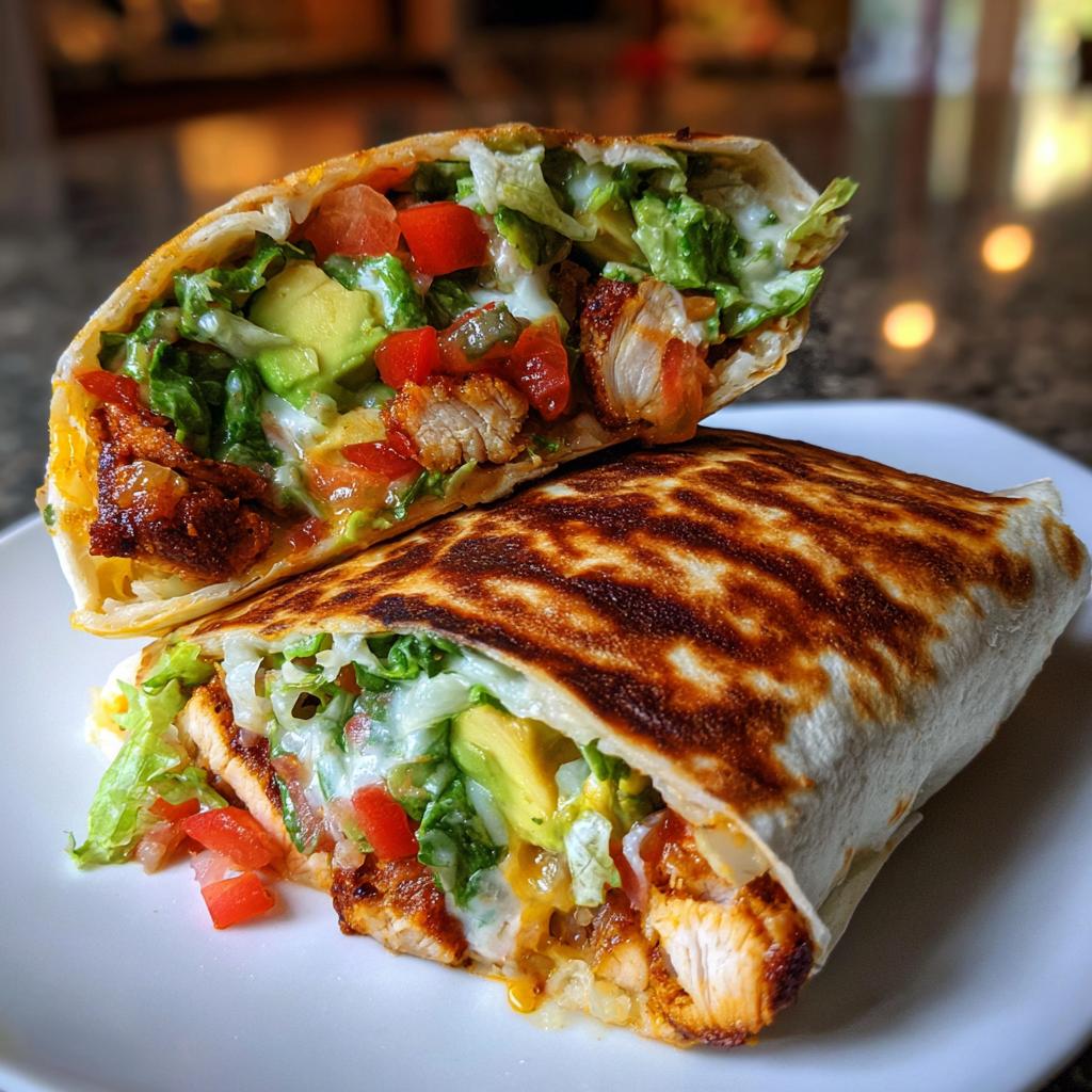 Grilled Spicy Chicken Tortilla Wrap - detail 1