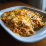Irresistible Spicy Southern Chicken Spaghetti Casserole