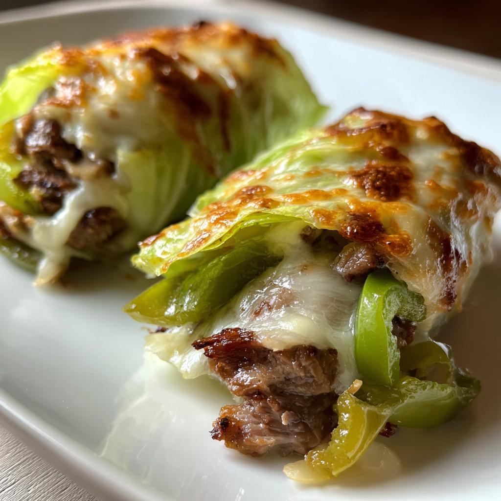 Keto Philly Cheesesteak Rolls - detail 1