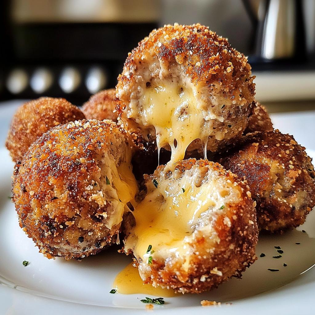 Parmesan Cheeseburger Balls - Crispy, Cheesy Goodness in 30 Minutes!