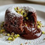 Pistachio Chocolate Lava Cakes