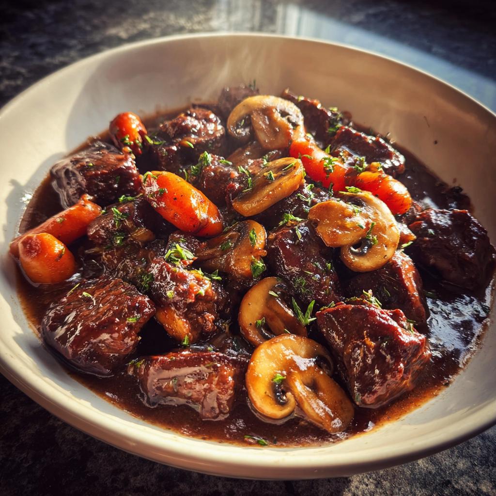 Slow Cooker Beef Bourguignon - detail 1