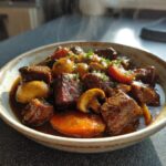Slow Cooker Beef Bourguignon