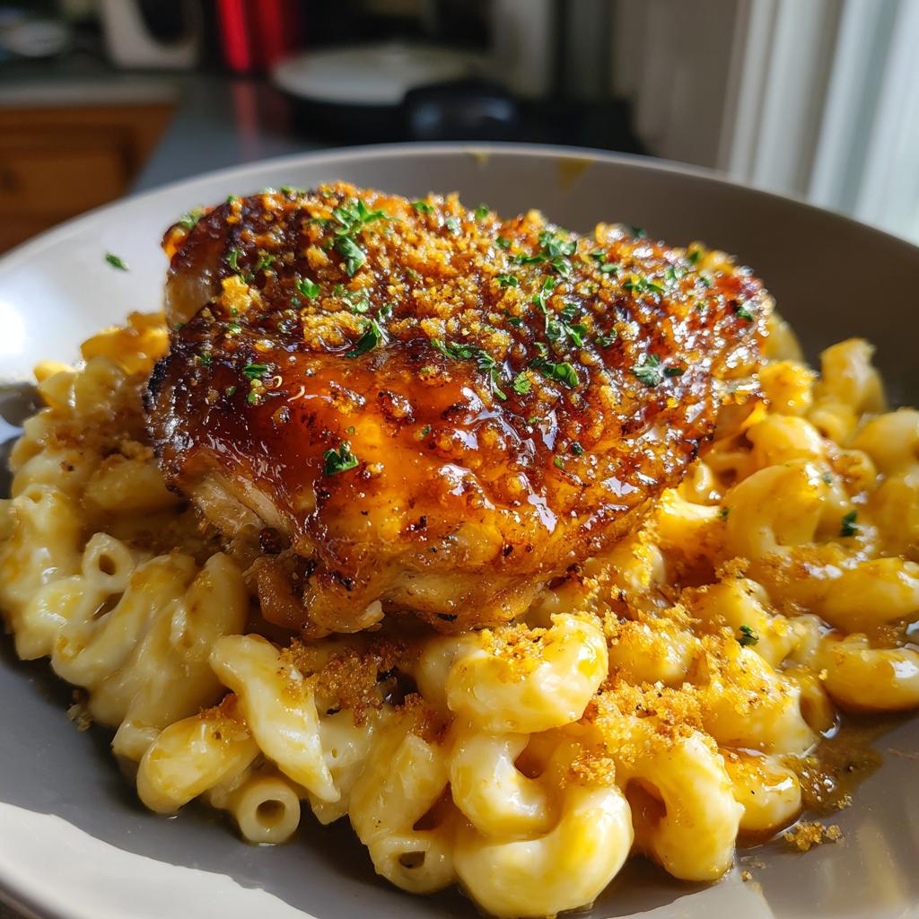 Spicy Honey Chicken with Mac and Cheese - detail 1