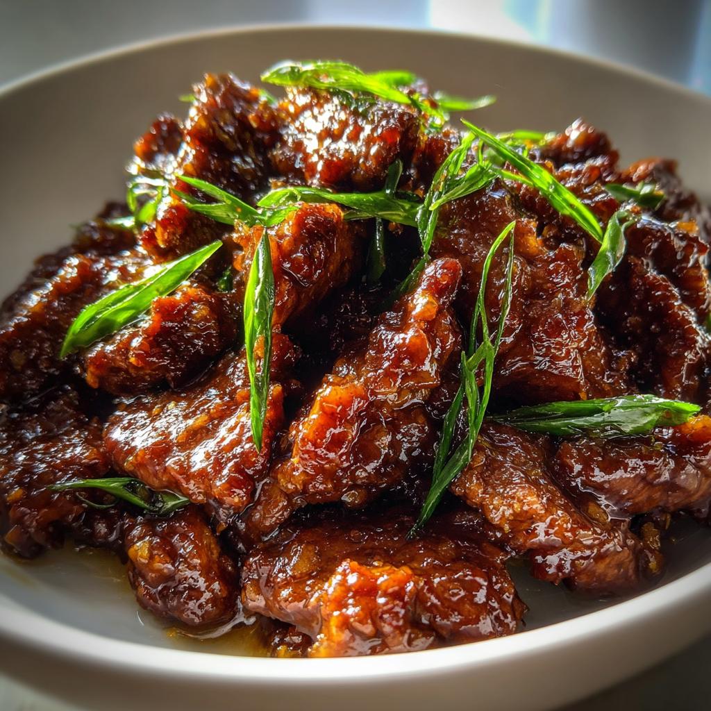 Sticky Orange Beef - detail 1