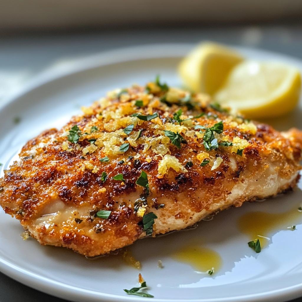Air Fryer Lemon Herb Parmesan Chicken - detail 1