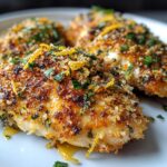 Air Fryer Lemon Herb Parmesan Chicken