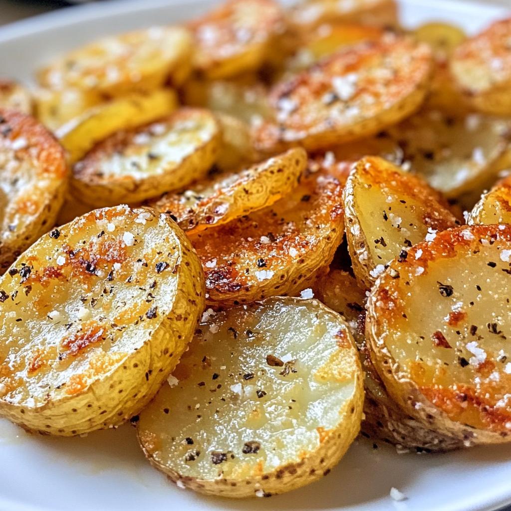 Crispy Air Fryer Sliced Potatoes in 20 Minutes