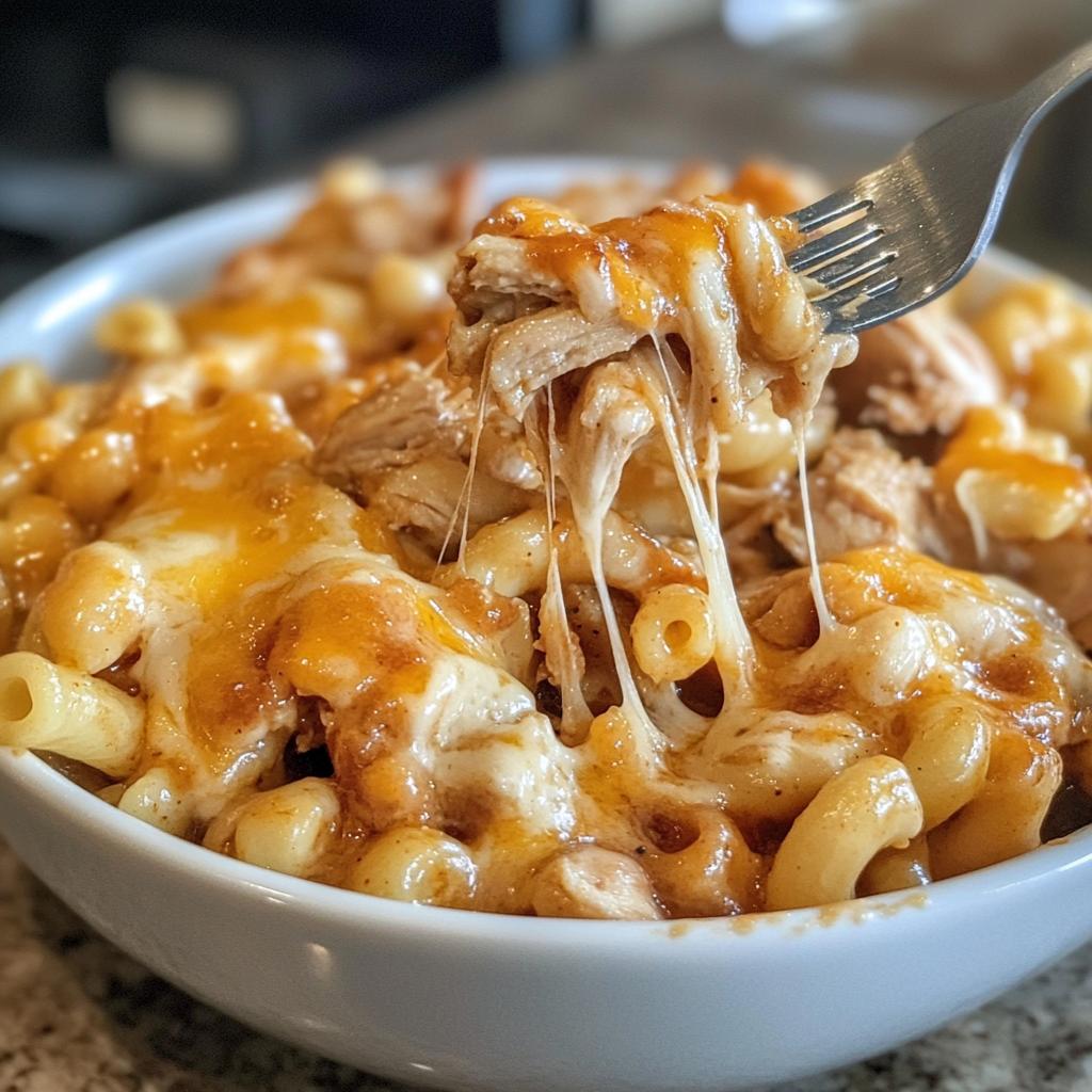 BBQ Chicken Mac and Cheese