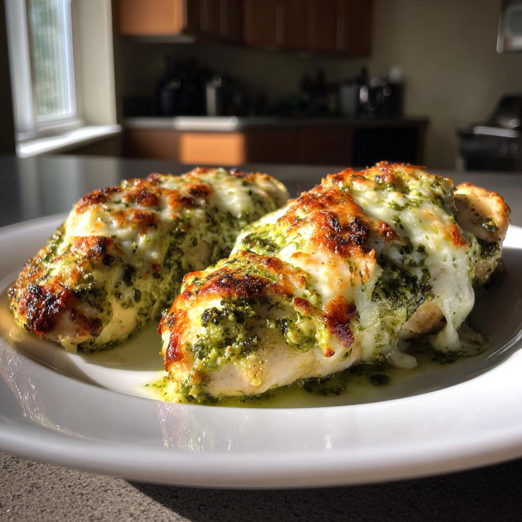 “5-Star Baked Pesto Chicken Recipe That’s Irresistible”