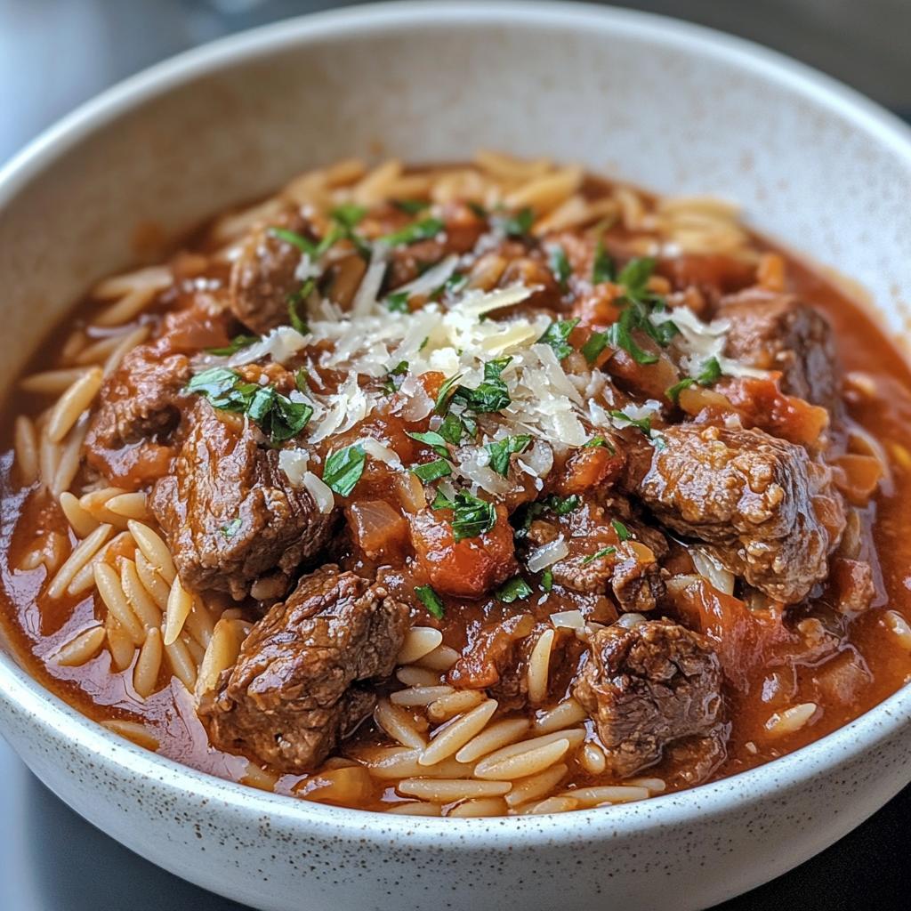 Juicy Beef Giouvetsi Recipe for 1-Hour Comfort Bliss