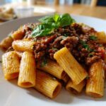 Beef Pasta in Tomato Sauce {Beef Ragu Pasta}