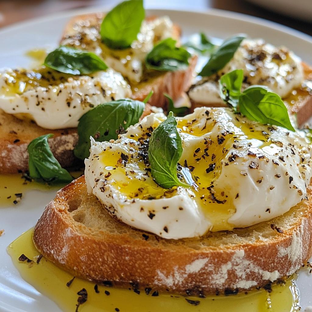 Burrata Bruschetta with Ba