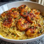 Cajun Shrimp with Creamy Parmesan Pasta