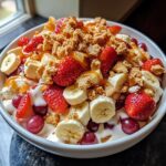 Caramel Crunch Cheesecake Fruit Salad