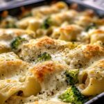 Cheesy Chicken & Broccoli Stuffed Shells