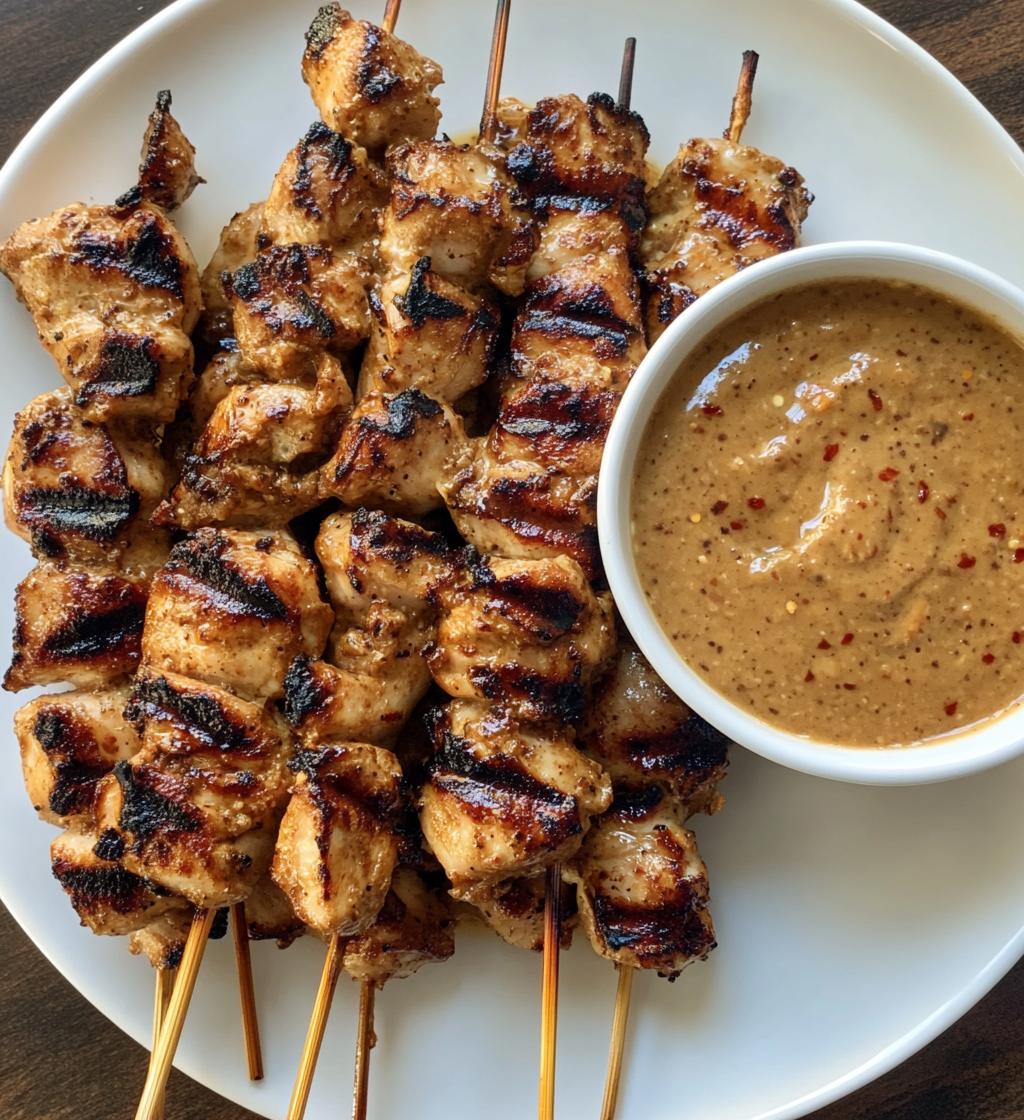 Chicken Satay with Easy Thai Peanut Sauce - detail 1