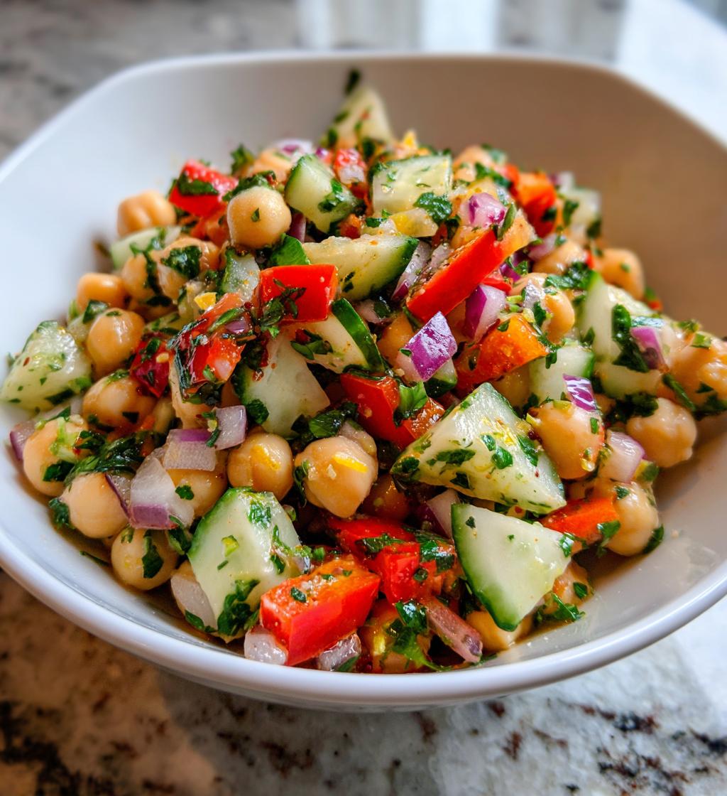 Chickpea Salad - detail 1