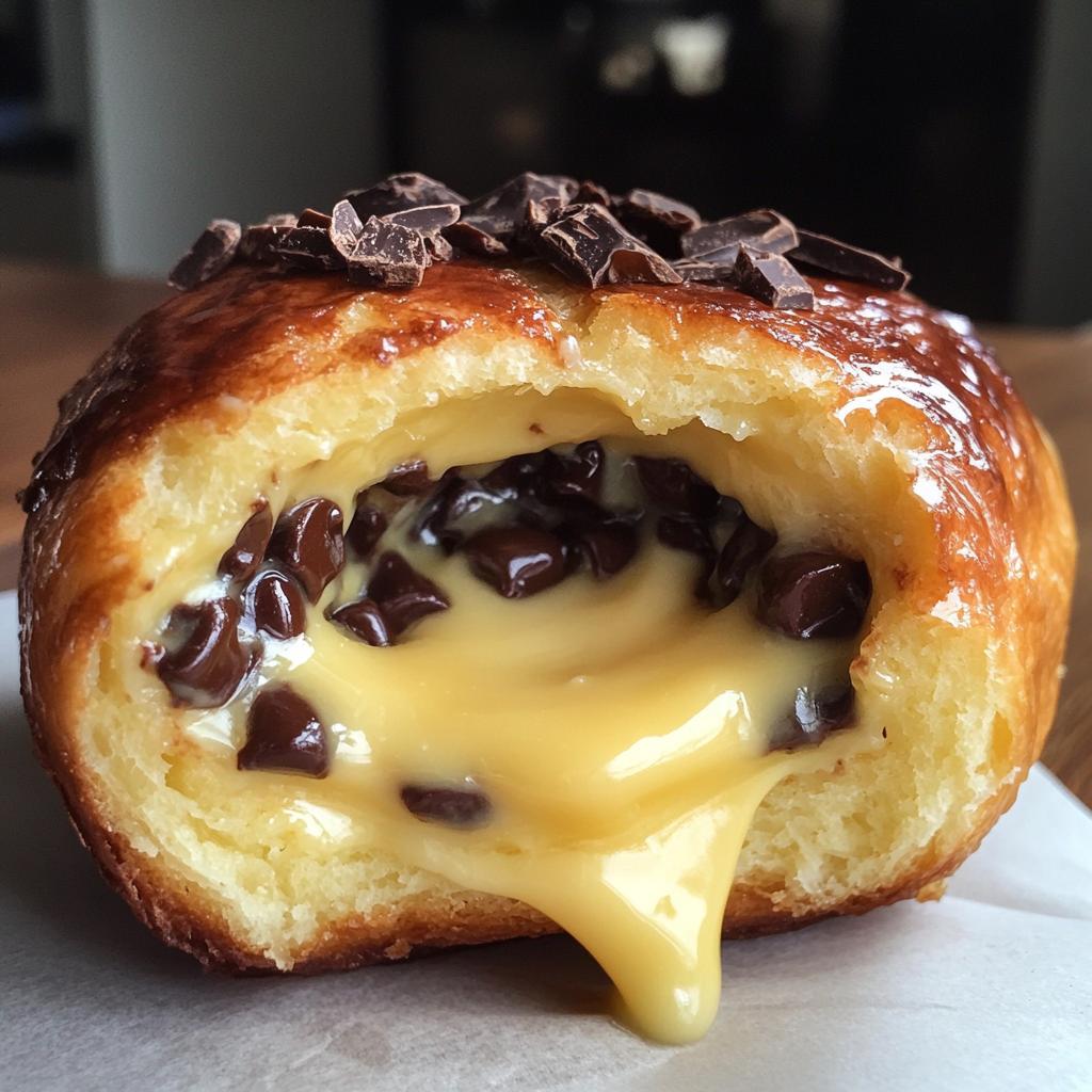 Chocolate Chip Vanilla Custard Brioches – The Perfect Sweet Breakfast - detail 1