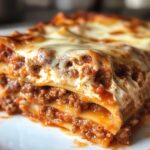 Classic Homemade Lasagna with Melty Cheese