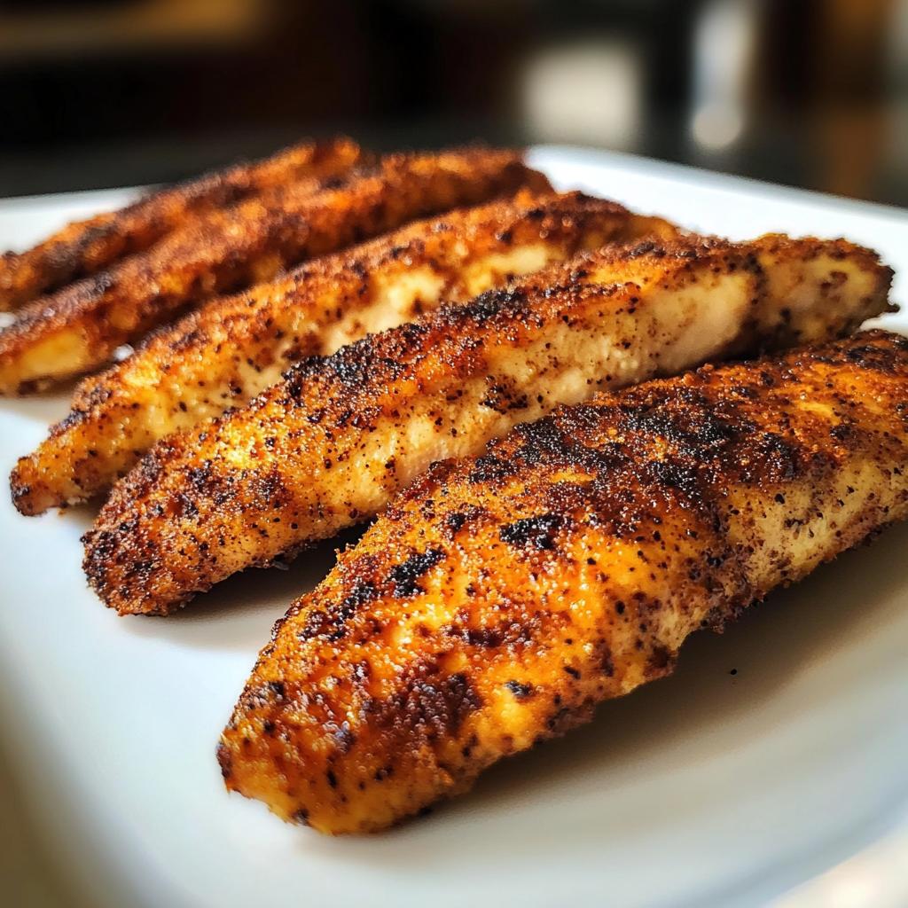 Copycat Popeye’s Blackened Chicken Tenders - detail 1