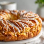 Cozy Apple Kringle with Vanilla Glaze