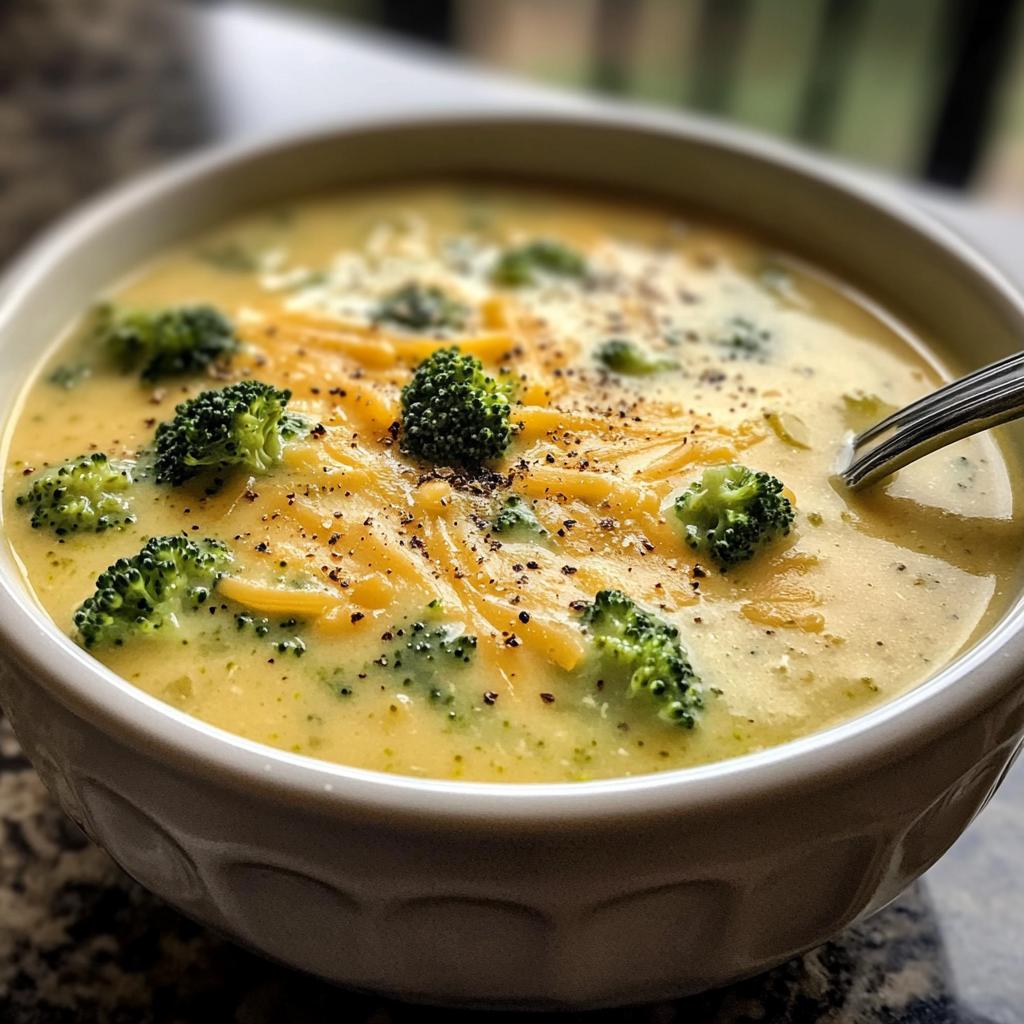 Creamy Broccoli Cheddar Soup