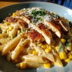 Creamy Cajun Chicken Pasta with Corn