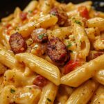 Creamy Cajun Sausage Pasta (One Pot)