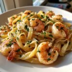 Creamy Garlic Butter Shrimp Pasta