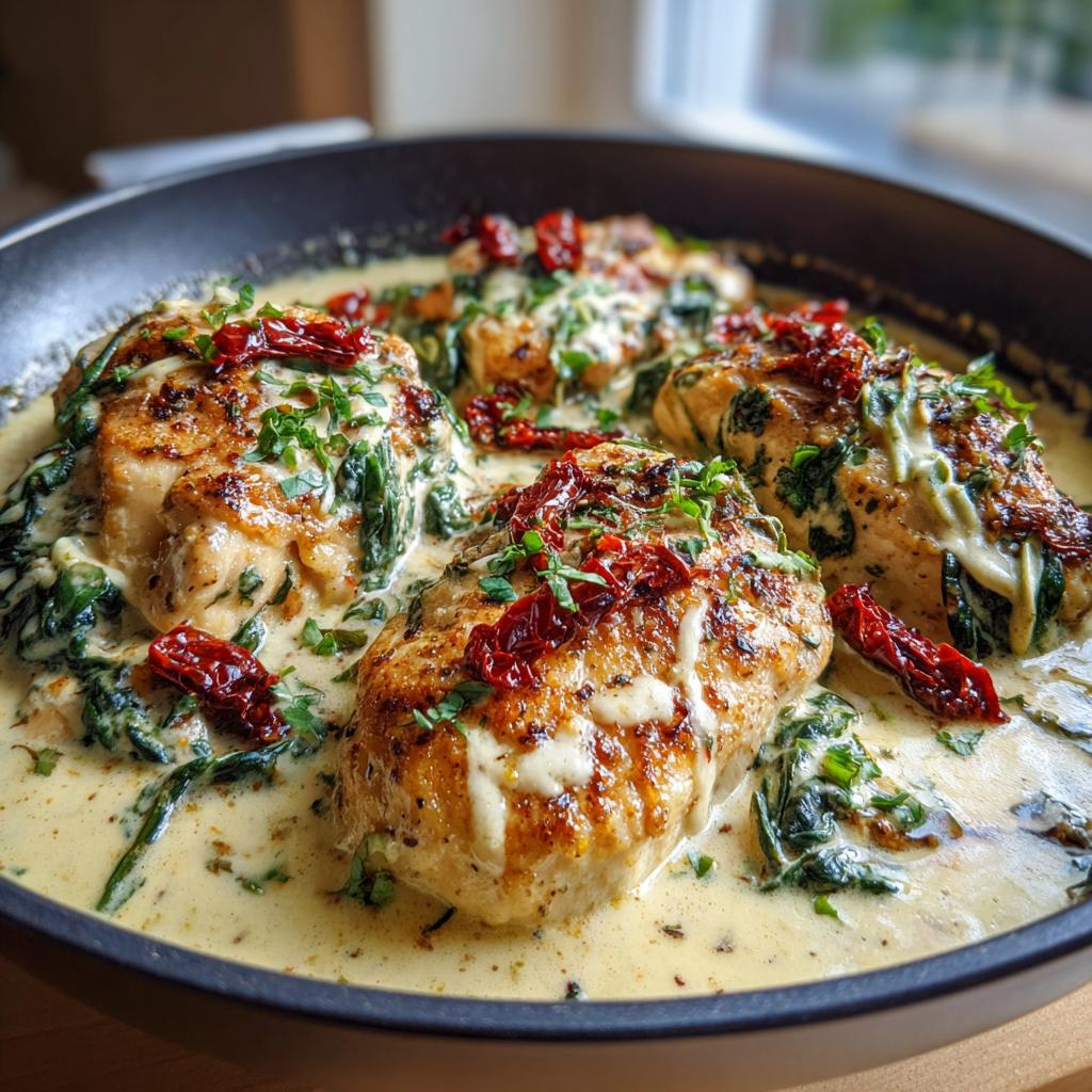 Creamy Tuscan Chicken with Spinach & Parmesan - detail 1