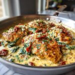 Creamy Tuscan Chicken with Spinach & Parmesan