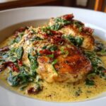 Creamy Tuscan Chicken with Spinach & Sun-Dried Tomatoes
