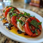 Fresh Caprese Salad with Balsamic Glaze