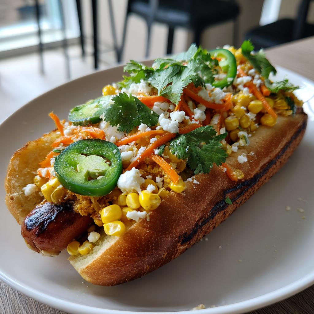 25-Minute Fusion Elote Banh Mi Hot Dogs – Irresistible Flavor Explosion