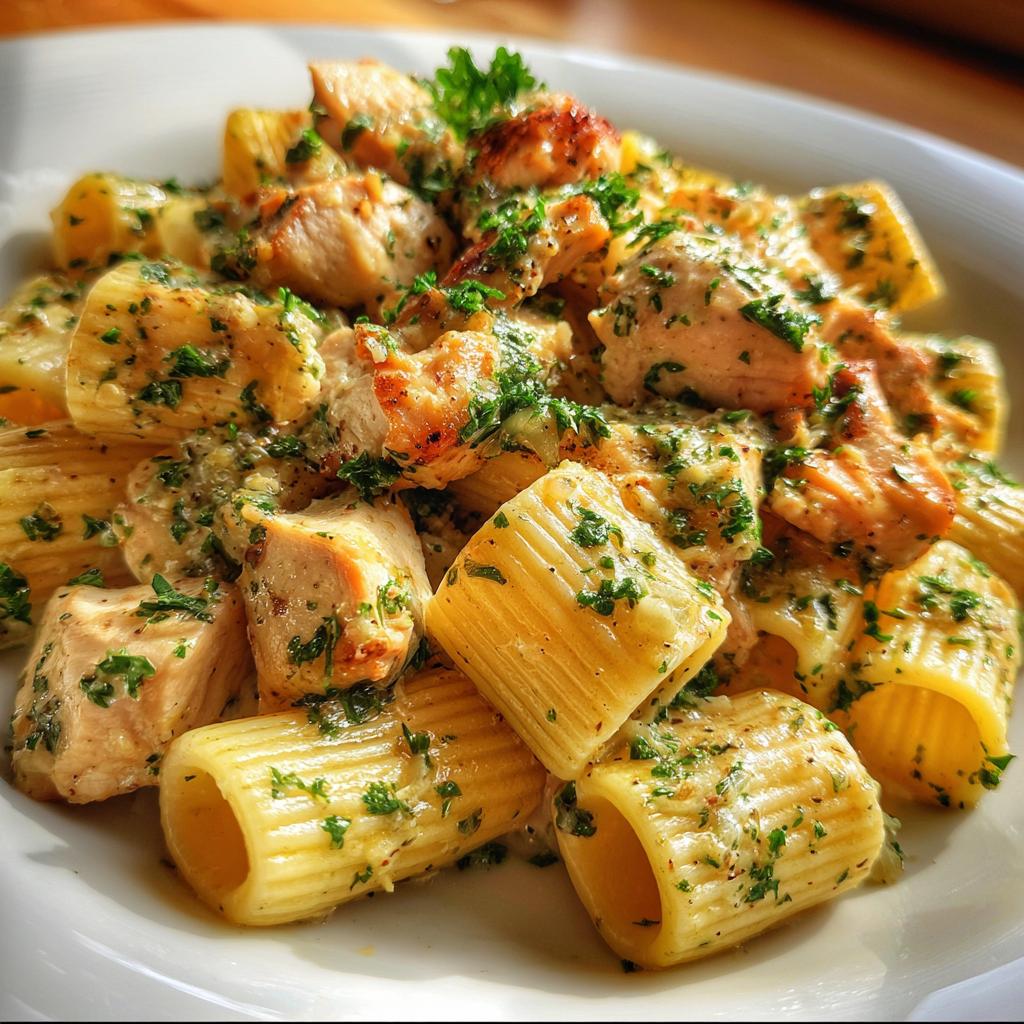 Garlic Butter Chicken Rigatoni Recipe - detail 1