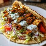 Greek-Style Chicken Gyros with Homemade Tzatziki Everyone Will Love