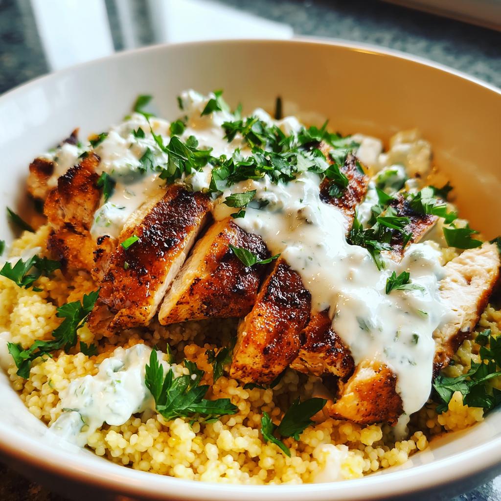 Irresistible Grilled Chicken Couscous Bowl Recipe in 30 Minutes