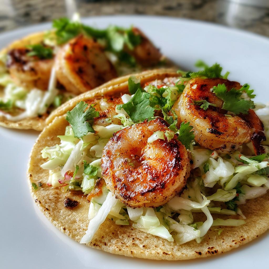 25-Minute Grilled Shrimp Tacos with Cabbage Slaw – Perfection!