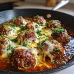 Hearty Hamburger Meatball Skillet