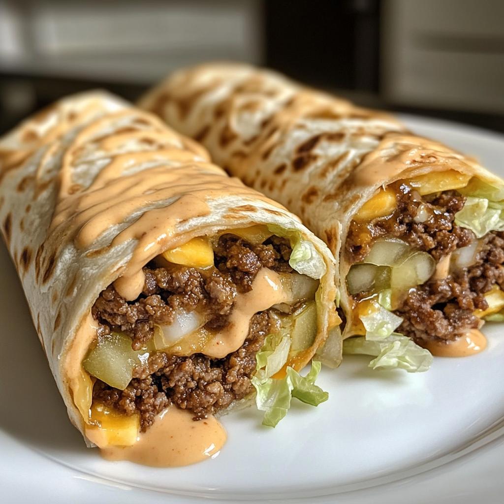 Juicy Hemlagade Big Mac-wraps med sås in Just 20 Minutes