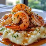 Honey Garlic Shrimp with Creamy Mashed Potatoes
