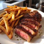 Juicy Ribeye with Truffle Parmesan Fries