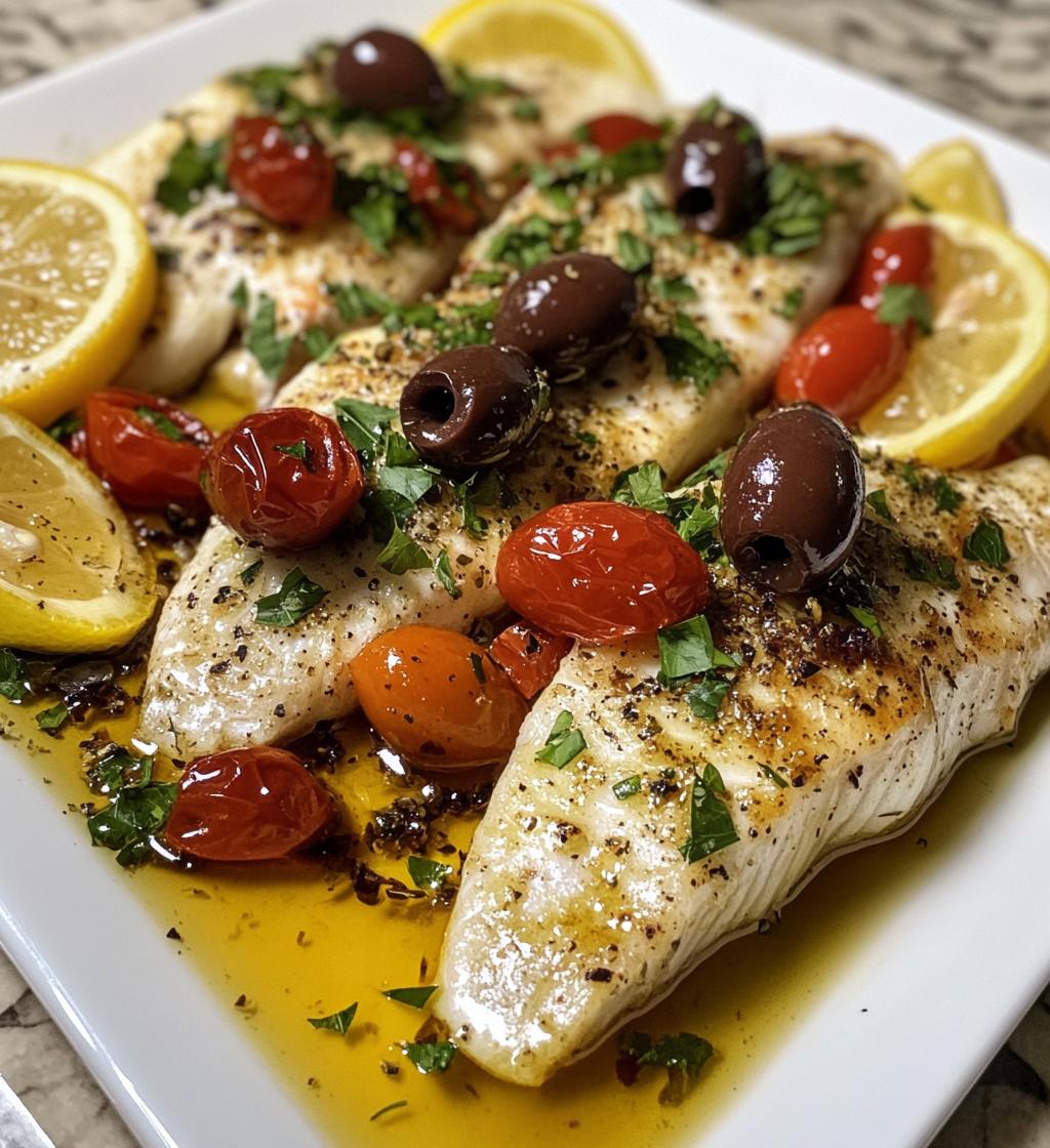Mediterranean Baked Fish - detail 1