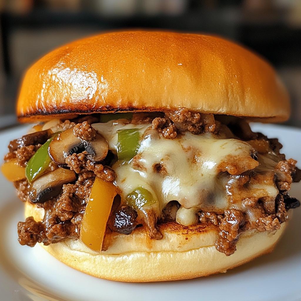 Philly Cheesesteak Sloppy Joes: A Cheesy 30-Minute Dinner Everyone Will Love - detail 1